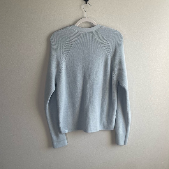 Lululemon Merino Wool- Blend Cradigan Powder Blue Color Size 10 - Picture 7 of 10